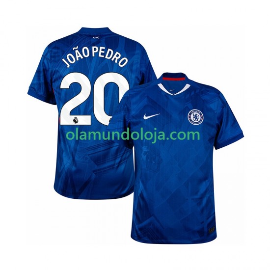 Camisola Chelsea joao pedro 20 Homem Equipamento Primeiro 2025-2026 Manga Curta